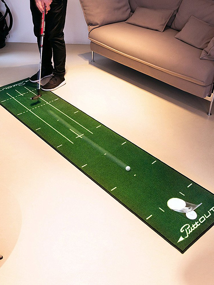 PuttOUT Pro Golf Putting Mat Green GolfBox